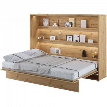 Κρεβάτι Τοίχου Concept BC Slash (Για Στρώμα 160x200cm) 161423649 46/148x211x177cm Natural