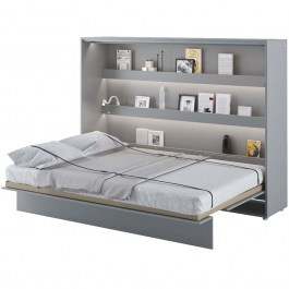 Wall Bed Concept BC Slash (For Mattress 160x200cm) 161423639 46/148x211x177cm Grey GREY