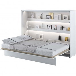 Wall Bed Concept BC Slash (For Mattress 160x200cm) 161423619 46/148x211x177cm White WHITE