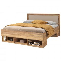 Κρεβάτι Shizen (Για Στρώμα 160x200cm) 162804799 170,2x204,2x100,6cm Natural