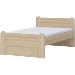 Bed Riddle (For Mattress 120x200cm) 161590929 125x205x80cm Oak OAK