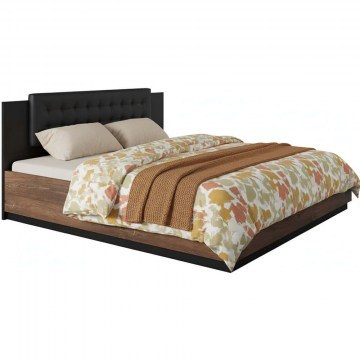 Κρεβάτι Sigon (Για Στρώμα 180x200cm) 162422219 186x205x90cm Brown-Black