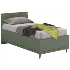 Κρεβάτι Με Αποθηκευτικό Χώρο Andi Mini (Για Στρώμα 90x200cm) 163081109 105x207x100cm Green