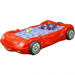 Children's Bed With Mattress Bobo (70x140cm) 162601429 110x187x40cm Red RED