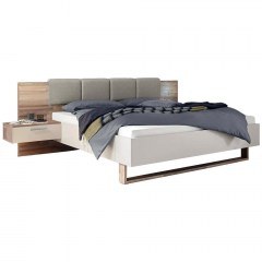 Κρεβάτι Με Κομοδίνα Blanco I (Για Στρώμα 180x200cm) 162887249 306x208,2x100cm Multi