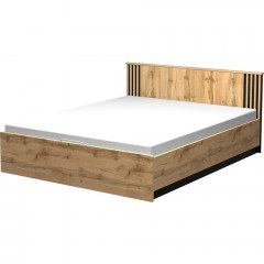 Κρεβάτι Με Αποθηκευτικό Χώρο Lamelo II (Για Στρώμα 160x200cm) 162745209 167x208x83cm Natural-Black