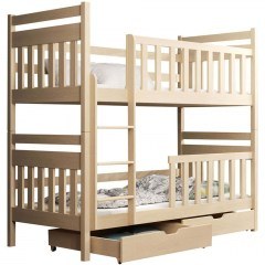 Κρεβάτι Κουκέτα Monika (Για Στρώμα 80x180cm) 162917629 87x188x171cm Natural