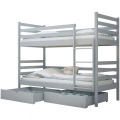 Κρεβάτι Κουκέτα Nemo (Για Στρώμα 90x200cm) 162917109 97x208x161cm Grey