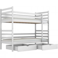 Κρεβάτι Κουκέτα Nemo (Για Στρώμα 90x200cm) 162917079 97x208x161cm White