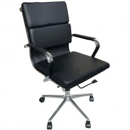 Καρέκλα Γραφείου Veilstone Low 162883709 55x50x97cm Black BLACK