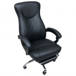 Καρέκλα Γραφείου Διευθυντή Castelia 162883579 52x60x100/110cm Black BLACK