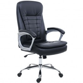 Καρέκλα Γραφείου Διευθυντή Celadon 162883419 62x77x111/121cm Black BLACK