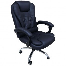 Καρέκλα Γραφείου Διευθυντή Vaughan 162883379 61x45x100cm Black BLACK