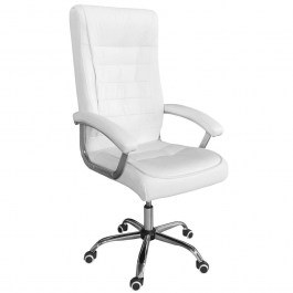 Καρέκλα Γραφείου Διευθυντή Viridian 162883459 62x77x111cm White WHITE