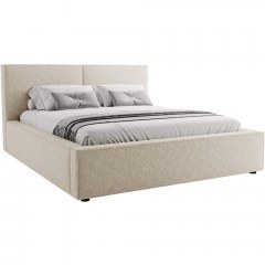 Κρεβάτι Με Αποθηκευτικό Χώρο Santos (Για Στρώμα 160x200cm) 162914849 180x223x98cm Beige
