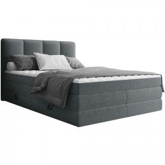 Κρεβάτι Με Στρώμα & Αποθηκευτικό Χώρο Point (180x200cm) 162909779 190x211x117cm Ash