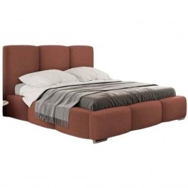Bed With Storage Space Olweria (For Mattress 160x200cm) 162814509 180x222x122cm Terracotta TERRACOTTA