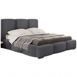 Bed With Storage Space Olweria (For Mattress 180x200cm) 162814489 200x222x112cm Anthracite ANTHRACITE