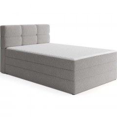 Bed With Mattress & Storage Space Padion (120x200cm) 163071669 121x215x108cm Grey