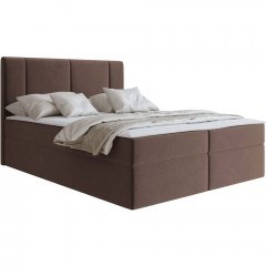 Bed With Mattress & Storage Space Michelle (160x200cm) 163080049 162x209x115cm Brown