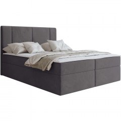 Bed With Mattress & Storage Space Michelle (180x200cm) 163080169 182x209x115cm Anthracite