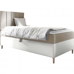 Bed With Mattress & Storage Space Junior Maja I (90x200cm) 162564449 92x208x115cm White-Beige