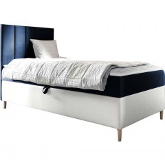 Κρεβάτι Με Στρώμα & Αποθηκευτικό Χώρο Junior Maja I (90x200cm) 162564409 92x208x115cm White-Blue