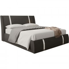 Κρεβάτι Με Αποθηκευτικό Χώρο Aelina (Για Στρώμα 160x200cm) 162885169 167x228x99cm Black