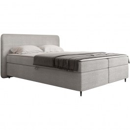 Bed With Mattress & Storage Space Boho II (160x200cm) 163046149 182x207x104cm Grey GREY