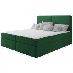 Bed With Mattress & Storage Space Claire (160x200cm) 162805249 162x209x115cm Green