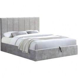 Κρεβάτι Με Αποθηκευτικό Χώρο Denzel (Για Στρώμα 160x200cm) 162780509 168x215x116cm Grey GREY