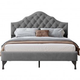 Κρεβάτι Desora (Για Στρώμα 160x200cm) 162885189 160x203x122cm Grey GREY