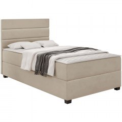 Bed With Mattress & Storage Space Elen (120x200cm) 162890959 120x207x106cm Beige