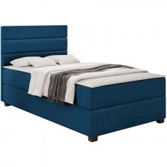 Bed With Mattress & Storage Space Elen (120x200cm) 162891039 120x207x106cm Blue