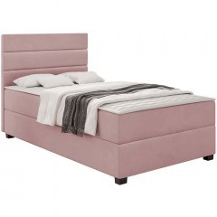Bed With Mattress & Storage Space Elen (120x200cm) 162890979 120x207x106cm Pink