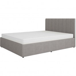 Κρεβάτι Με Αποθηκευτικό Χώρο Mossa (Για Στρώμα 160x200cm) 162788859 166x210x101cm Grey GREY