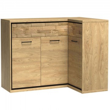 Μπουφές Γωνιακός Mediolan R Special 162285419 128x85x101cm Natural