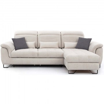 Corner Sofa - Bed (Right Corner) Machiavelli S 162704369 280x201x110cm Ecru