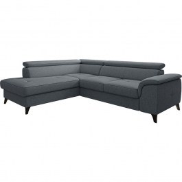 Corner Sofa - Bed (Left Corner) Aldeia 162716979 252x200x90cm Grey GREY