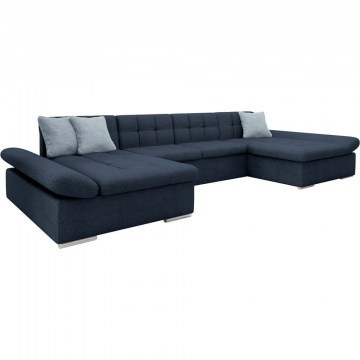 Corner Sofa - Bed Alia 163032639 360x160x75cm Blue