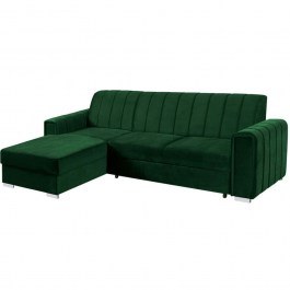 Corner Sofa Kenzo 162410119 260x183x86cm Green GREEN