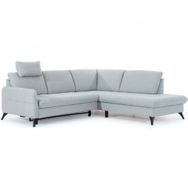Corner Sofa - Bed (Right Corner) Russell M 162704939 218x202x90cm Light Blue-Grey LIGHT BLUE