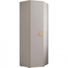Ντουλάπα Μονόφυλλη Γωνιακή Inova IV 163057979 81x81x237cm Cashmere-Gold