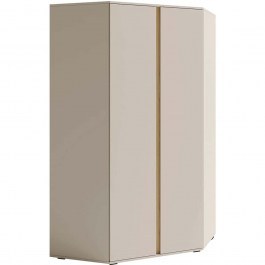 Double-Leaf Corner Wardrobe Luca 163080479 95x95x195cm Cashmere CASHMERE