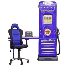 Γραφείο Gasoline 162604249 60x120x200cm Blue BLUE