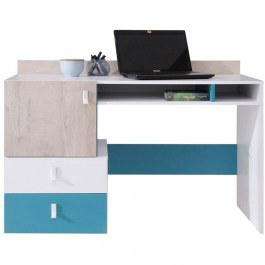 Γραφείο Planet 162079619 125x55x86cm Multi-Blue MULTI-BLUE