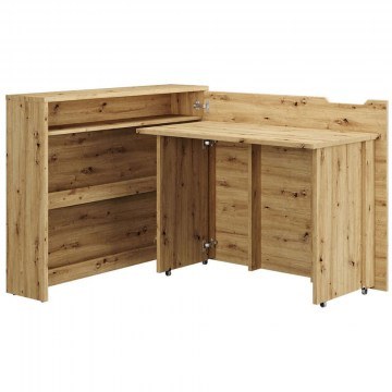 Folding Desk Concept R 162648679 115/136x93x27cm Oak