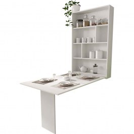 Folding Table Abi 161580979 85x149x203cm White WHITE