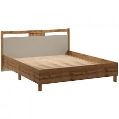 Bed Indygo (For Mattress 160x200cm) 162817519 172x208x92cm Oak-Beige
