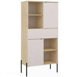 Bookcase Erona 163084519 70x40x149,5cm Natural-Grey NATURAL-GREY